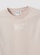 Beige pure cotton regular-fit printed T-shirt for girls_4