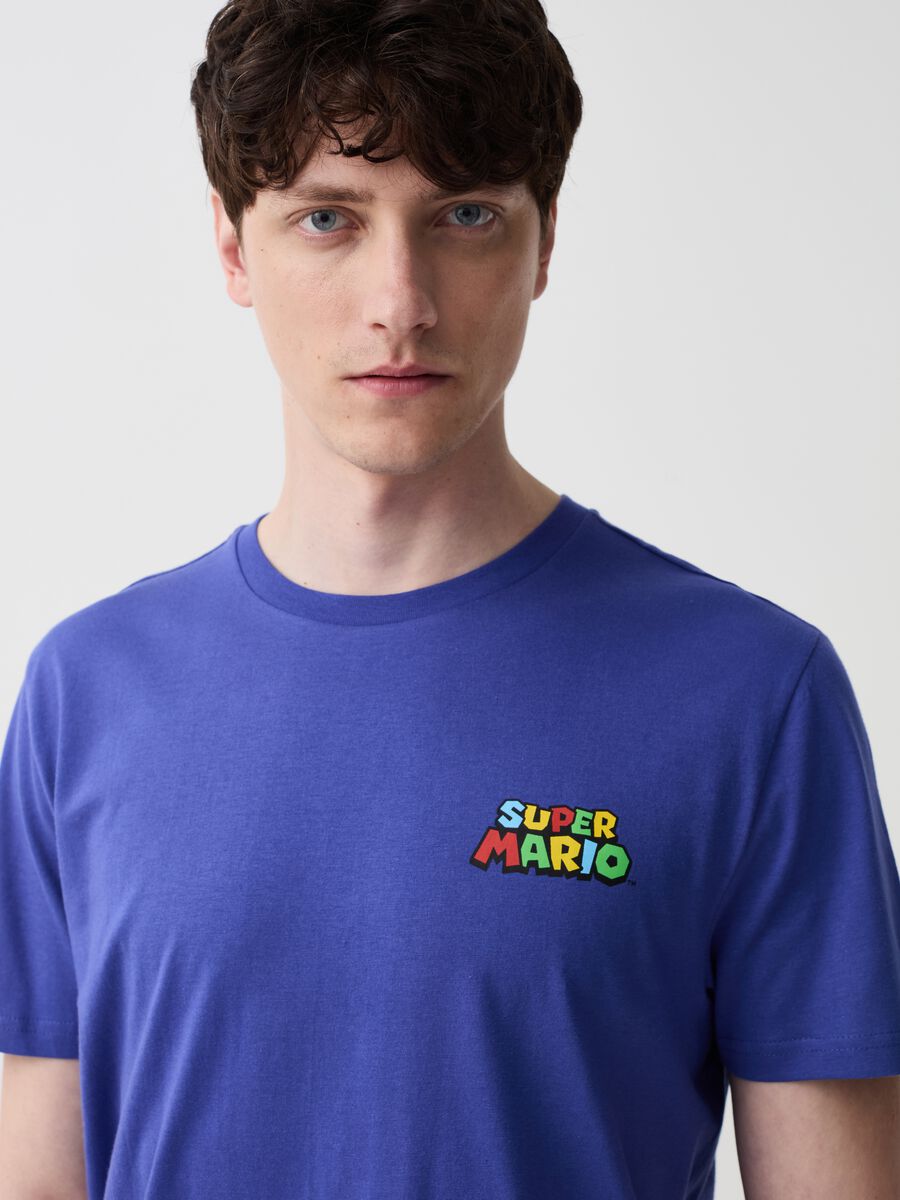 Camiseta de algodón estampado Super Mario™_1