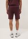 Braune Shorts aus reiner Baumwolle im Regular Fit mit Kordelzug_2