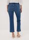 Blue cropped slim-fit denim jeans in stretch cotton and viscose_2