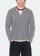 Grey cotton-blend regular-fit Henley top_1