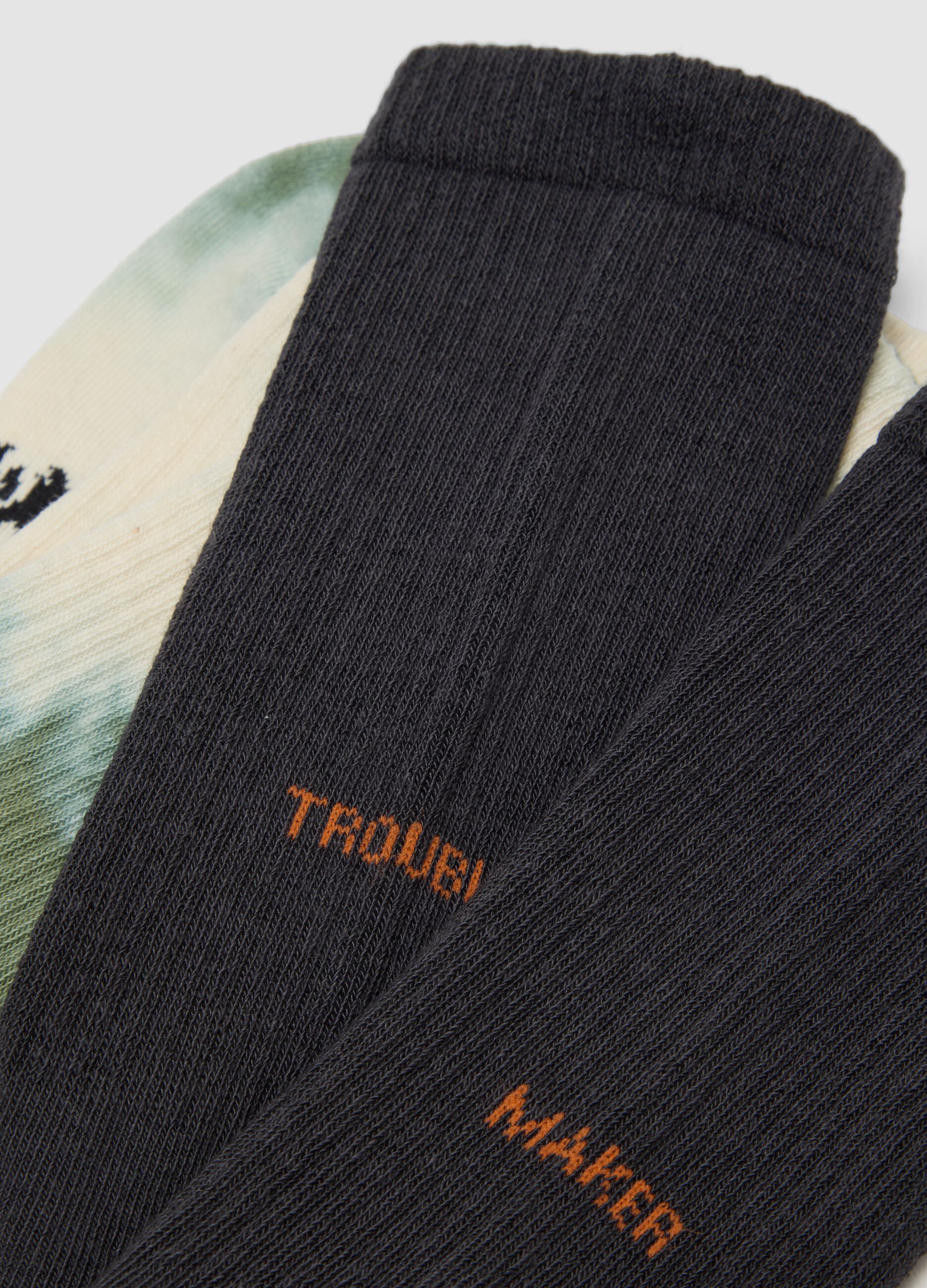 3er-Pack mehrfarbige Sportsocken aus Stretch-Baumwolle