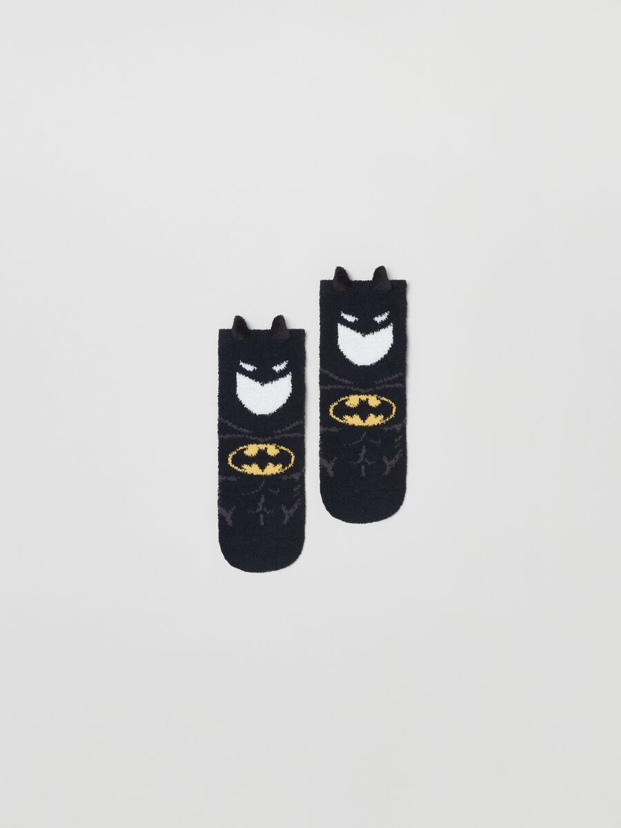 Slipper socks with Batman design_0