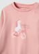 Rosa Baby-Pyjama aus reiner Baumwolle im Regular Fit mit Druck_2
