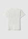 White pure cotton regular fit t-shirt for boys with print_1