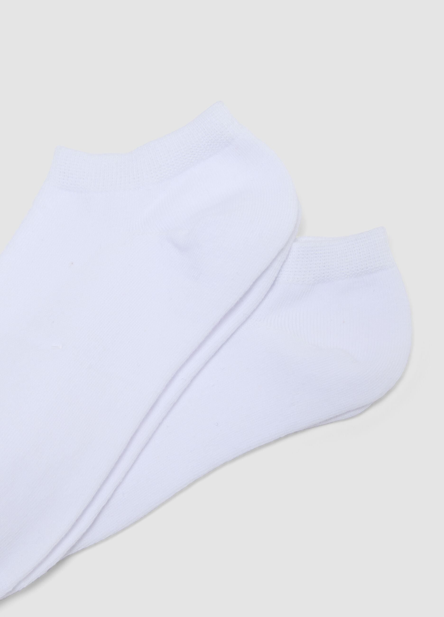 3er-Pack wei&szlig;e Socken aus Bio-Baumwolle