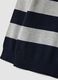 Multicoloured pure cotton striped oversized top for boys_2