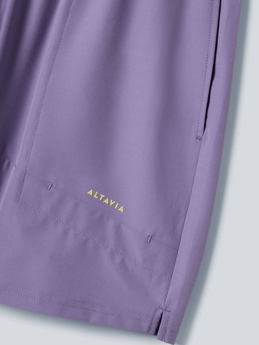 Purple ALTAVIA COURT sports shorts in stretch fabric_5