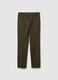 Regular fit green chino trousers_4