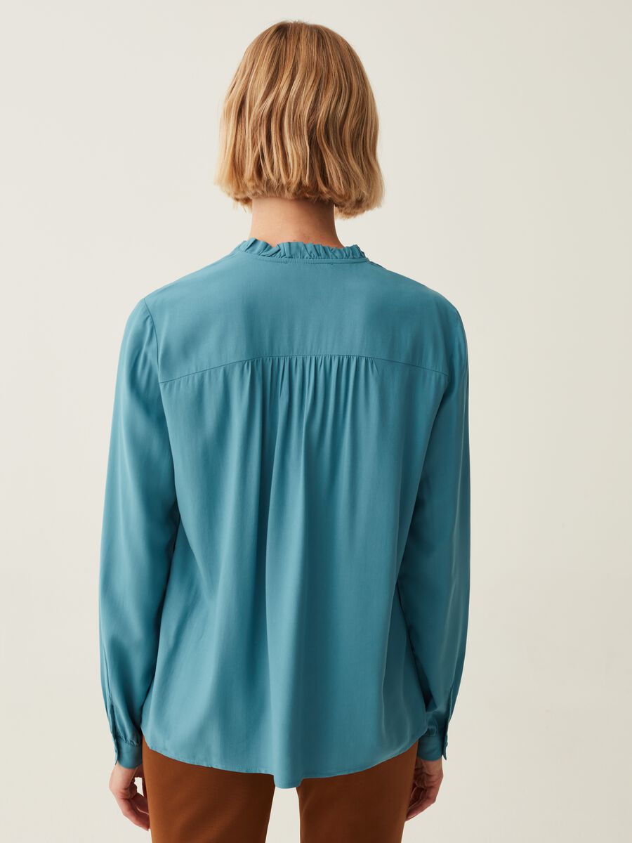 Viscose blouse with frills_2