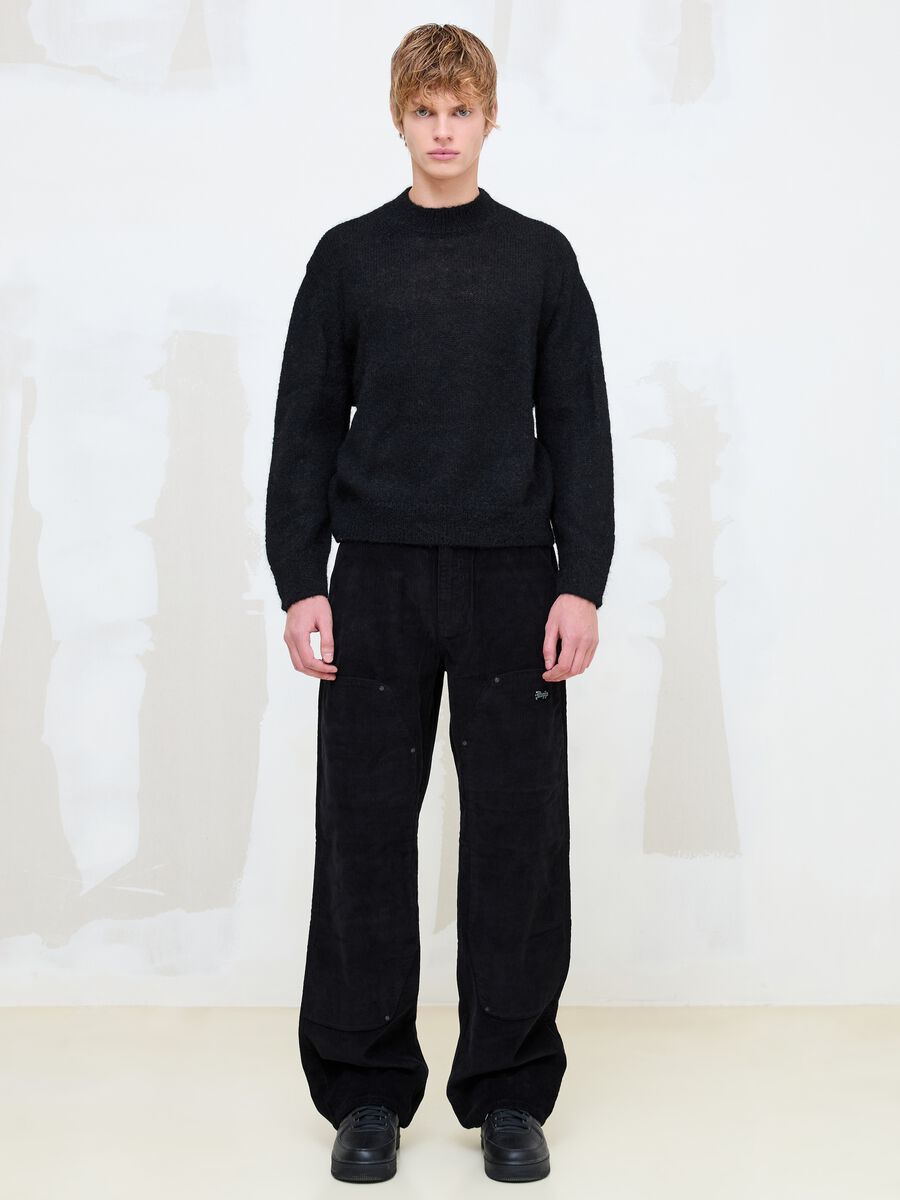 Black Mohair Crew Neck_2