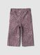 Rosa Leopardenhose aus reiner Baumwolle f&uuml;r Baby-M&auml;dchen, Regular Fit_0