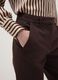 Slim-fit brown stretch cotton trousers_3