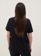 Black pure cotton short-sleeve T-shirt_3