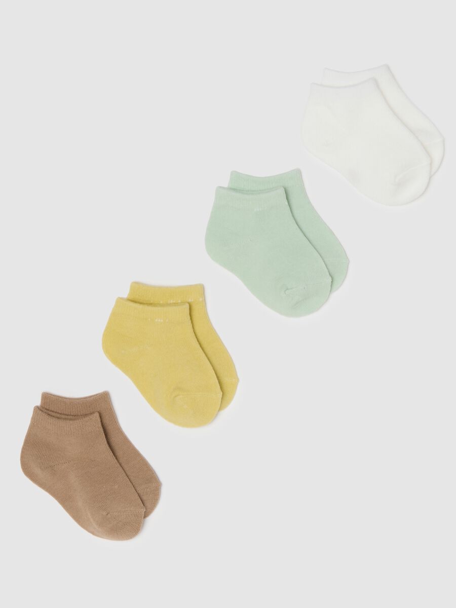 Mehrfarbiger Multipack aus Baumwollmischung f&uuml;r Kurzsocken f&uuml;r Neugeborene_0