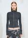 Full-Zip Ribbed Knit in Vintage Grey_3