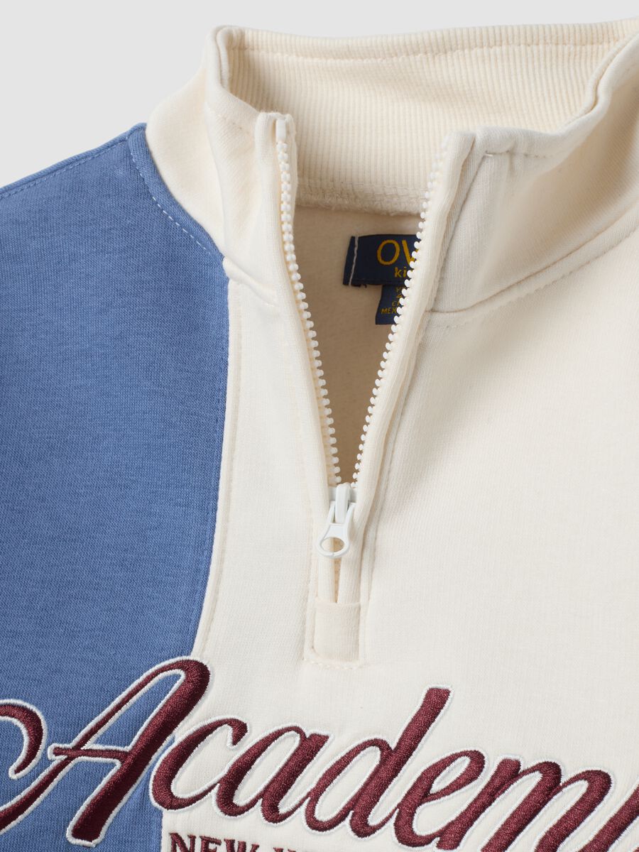 Multicolour cotton-blend regular-fit crew-neck sweatshirt_2