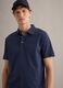 Blaues Poloshirt aus reiner Baumwolle mit kurzen &Auml;rmeln, Regular Fit_2