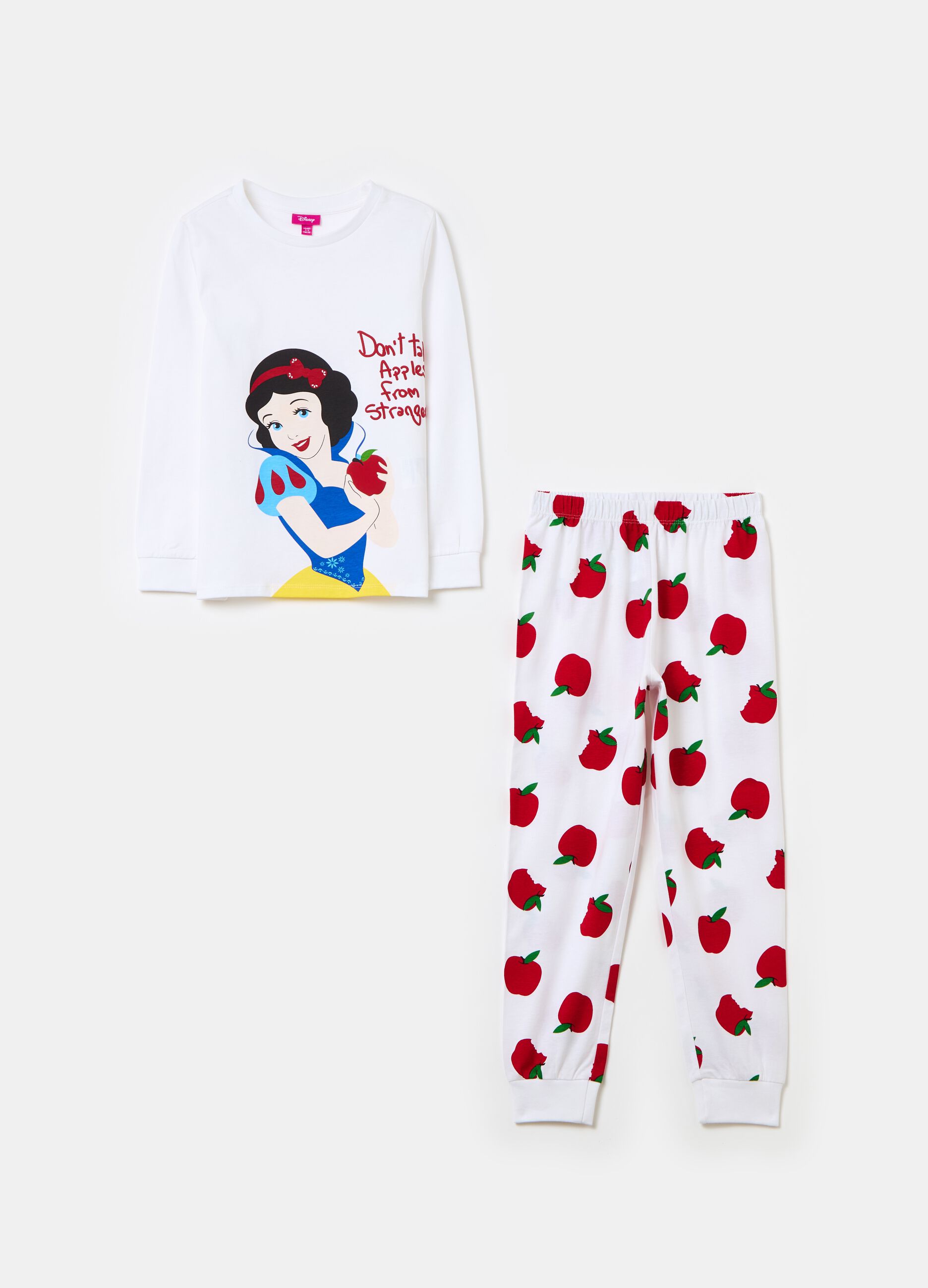 Organic cotton pyjamas with Snow White print
