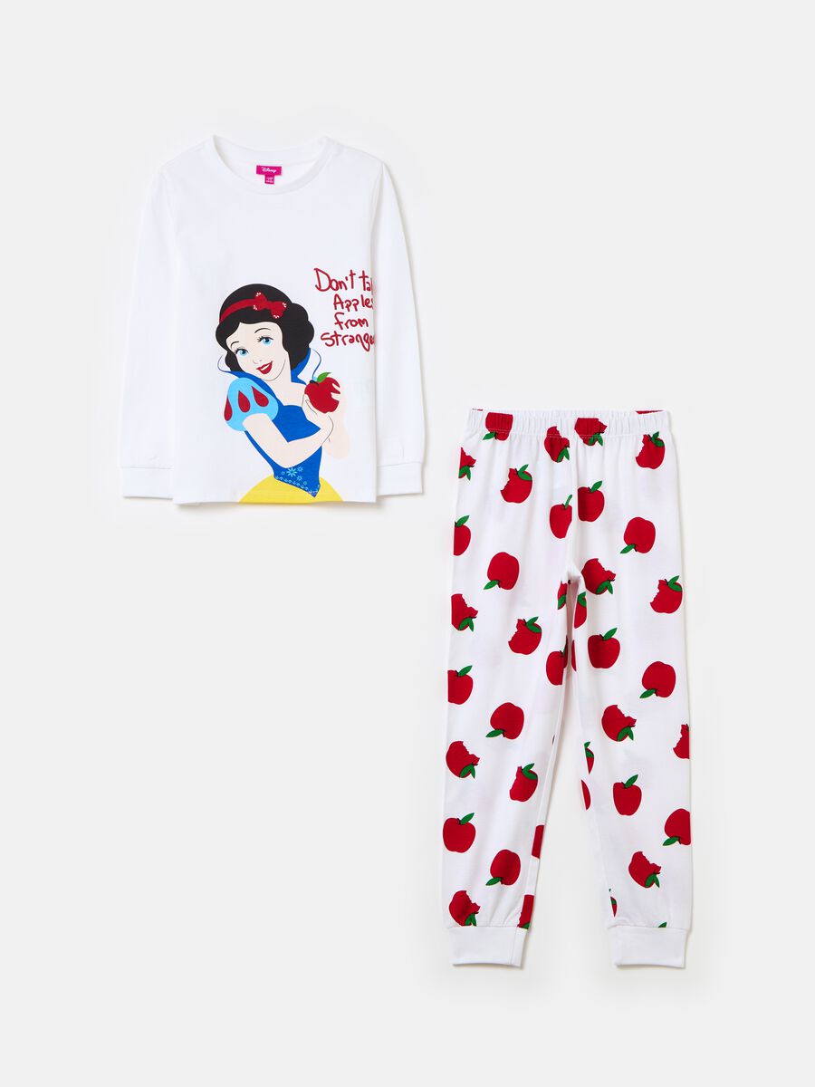 Pijama de algodón orgánico con estampado Blancanieves_0