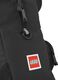 Zaino nero con tasche frontali rotonde_4