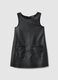 Vestido preto regular fit para meninas_0