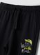 Pantaloni jogger neri in puro cotone_2