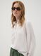 White viscose-blend shirt_0