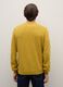 Regular fit yellow crew neck sweater in pure lambswool_2