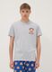 Men&rsquo;s multicolour short cotton pyjama set with Paul Frank print, regular fit_1