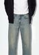 Jeans de ganga azul-claro em algod&atilde;o puro, loose fit_3