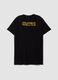 Schwarzes T-Shirt aus reiner Baumwolle mit Los Angeles FC Print_6