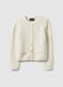 Cardigan branco em puro algod&atilde;o regular fit com bot&otilde;es e bolsos_4