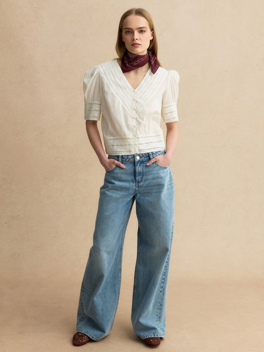 Camisa branca em algod&atilde;o puro_2