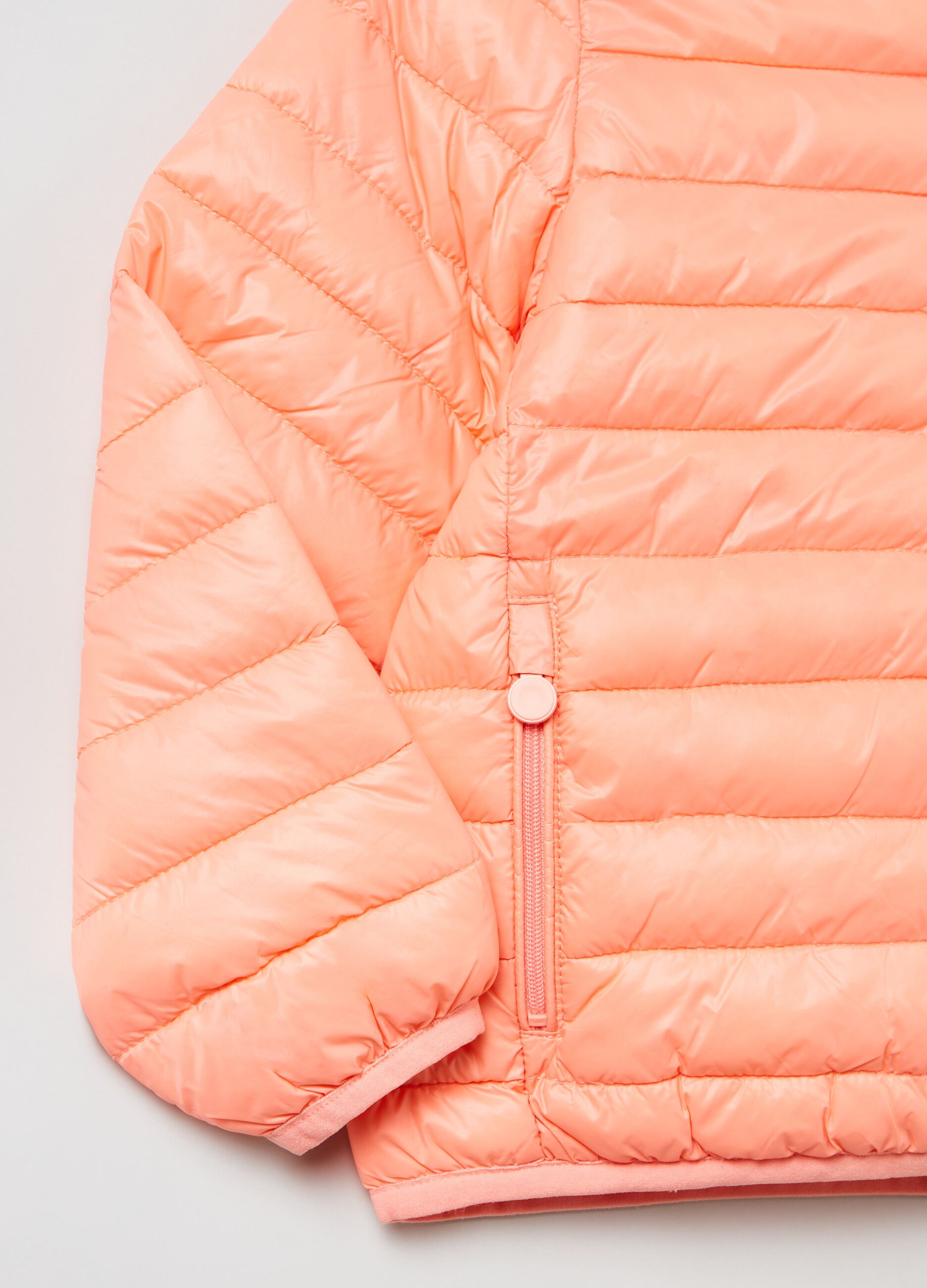 Ultra-light padded jacket with hood