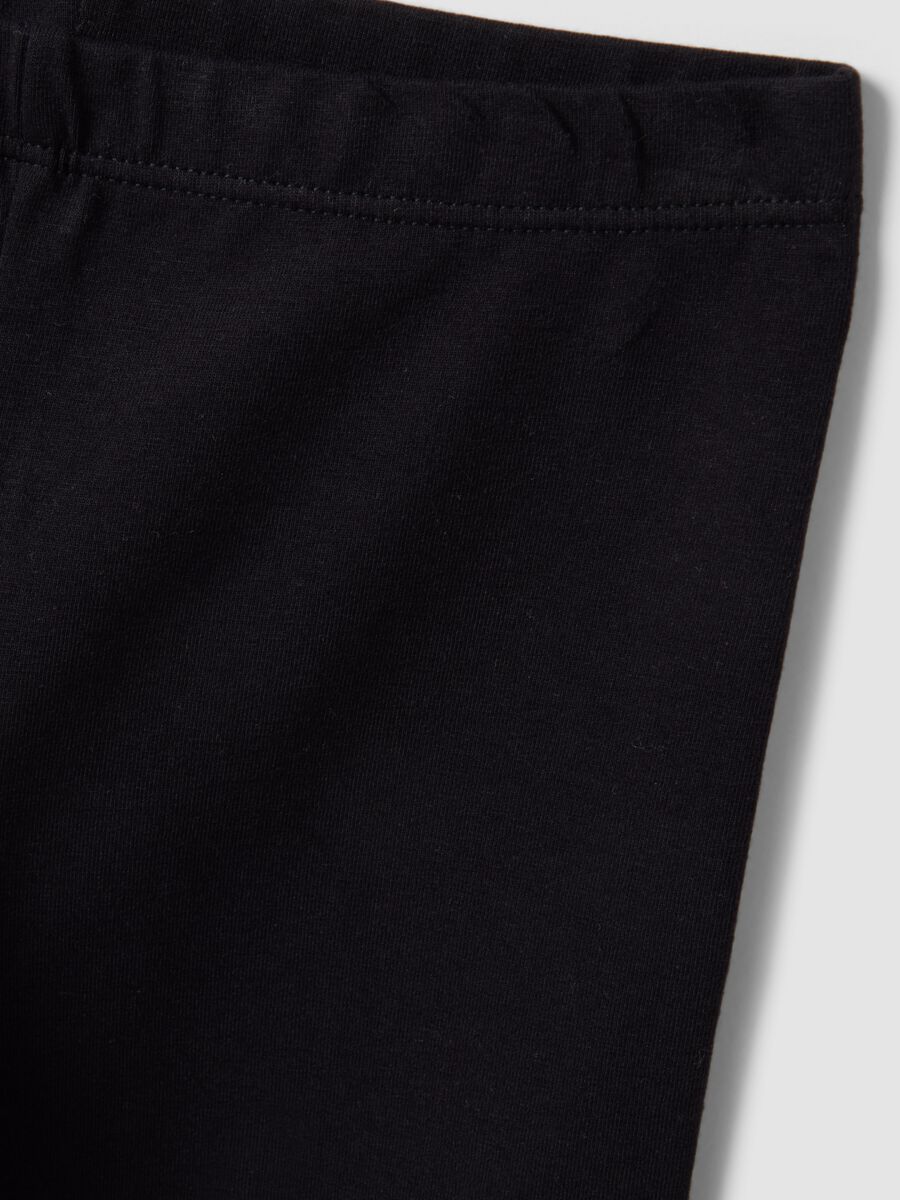 Ensemble multicolore en coton stretch pour fille_3