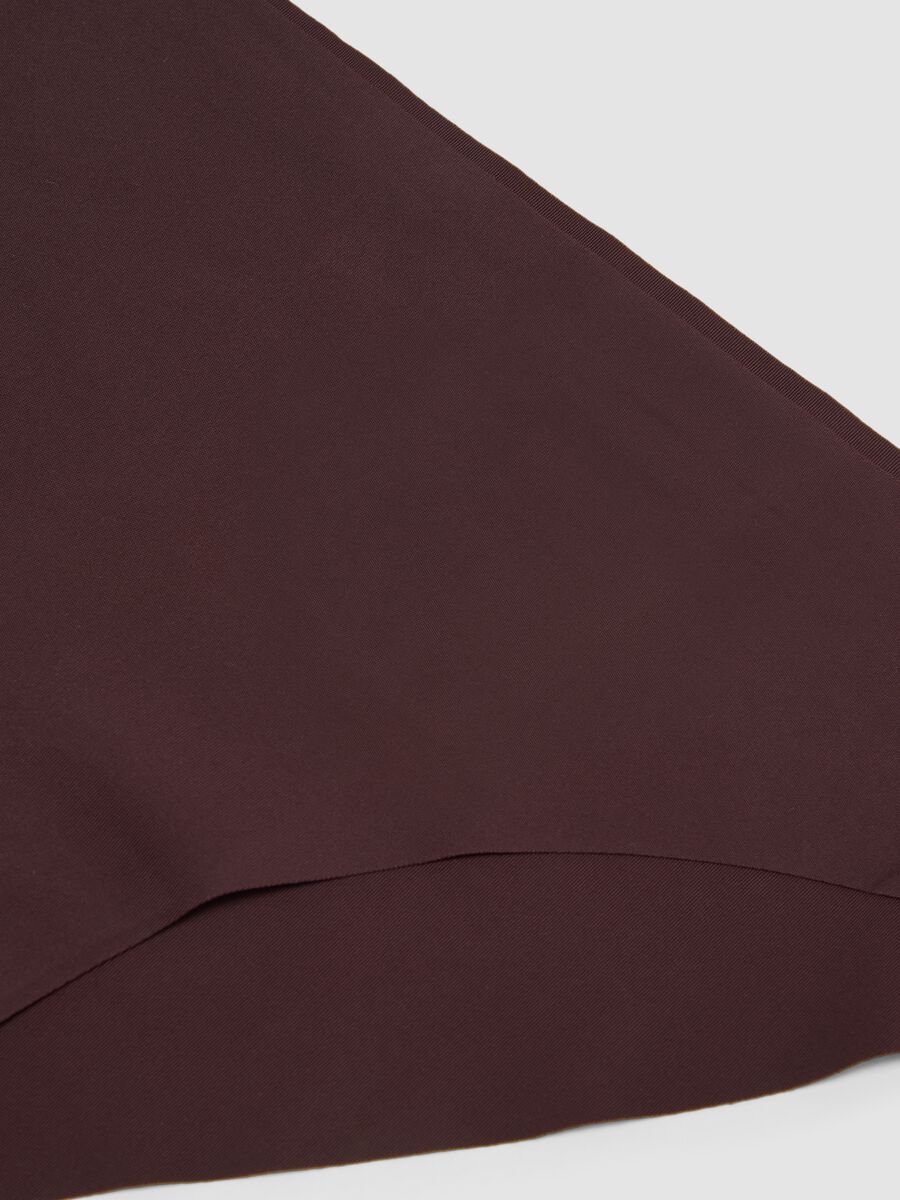Slip marrone in microfibra elasticizzata_1