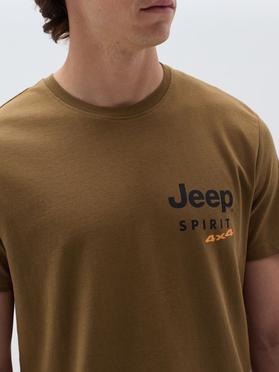 T-shirt in cotone stampa Jeep Spirit_1