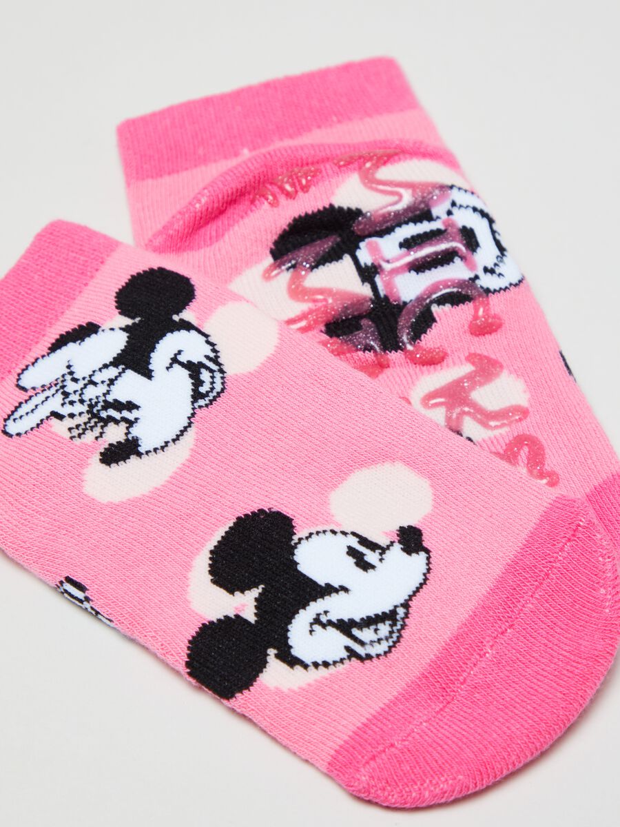 Calcetines antideslizantes Minnie y Mickey_2