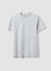 Grey short-sleeve pure cotton t-shirt regular fit_4