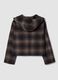 Brown wool and viscose blend hooded coat, regular fit_6