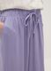 Regular fit purple pure cotton trousers_3