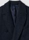 Cappotto blu indigo in misto lana e viscosa_1