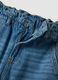 Jeans denim azzurri in puro cotone con vita paperbag baggy fit_5