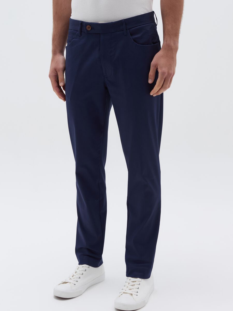 B.ST 1957 slim-fit trousers with five pockets_1