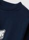 Blue oversized pure cotton crew-neck T-shirt with Mario Kart print_2