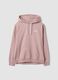Sweatshirt rosa com capuz em algod&atilde;o puro com estampado Lilo & Stitch_4