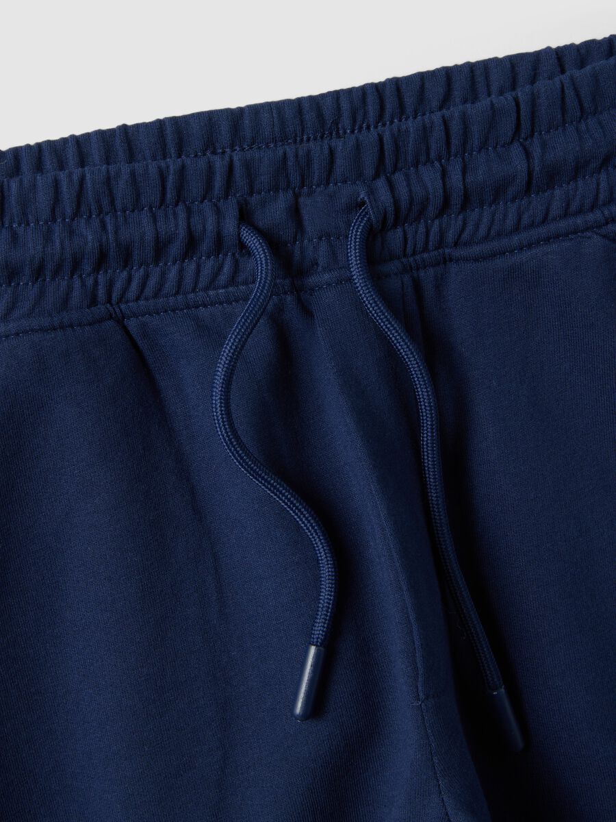 Short bleu en pur coton pour gar&ccedil;on coupe regular_3