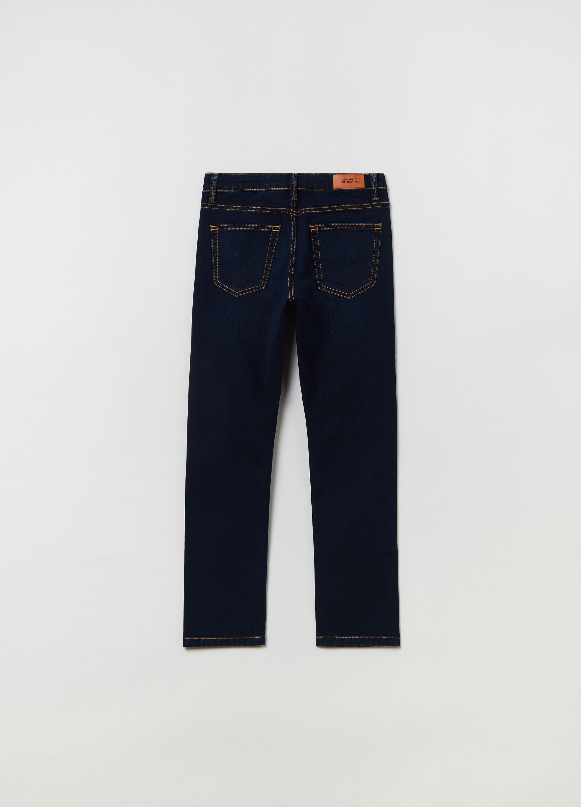 Five-pocket, straight-fit jeans_1