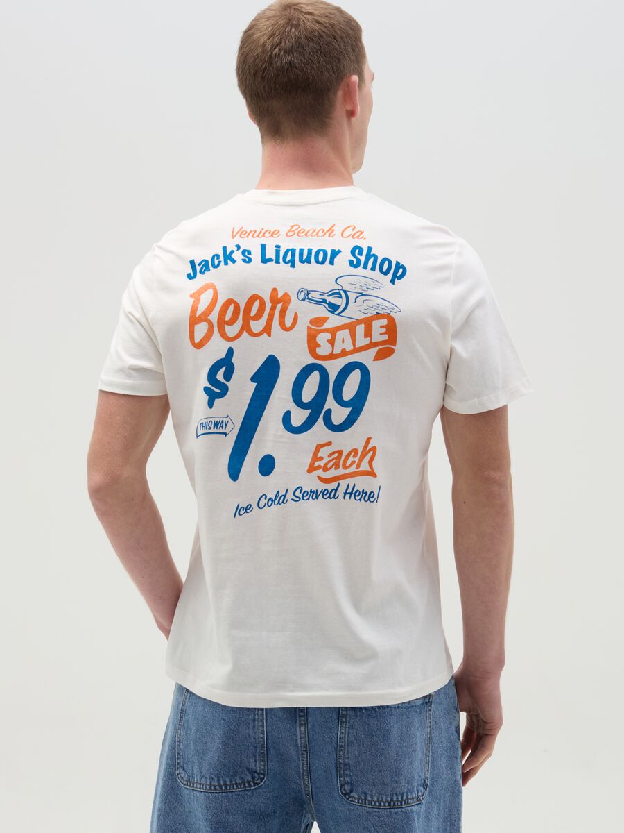 T-shirt con stampa Venice Beach Liquor Shop_2